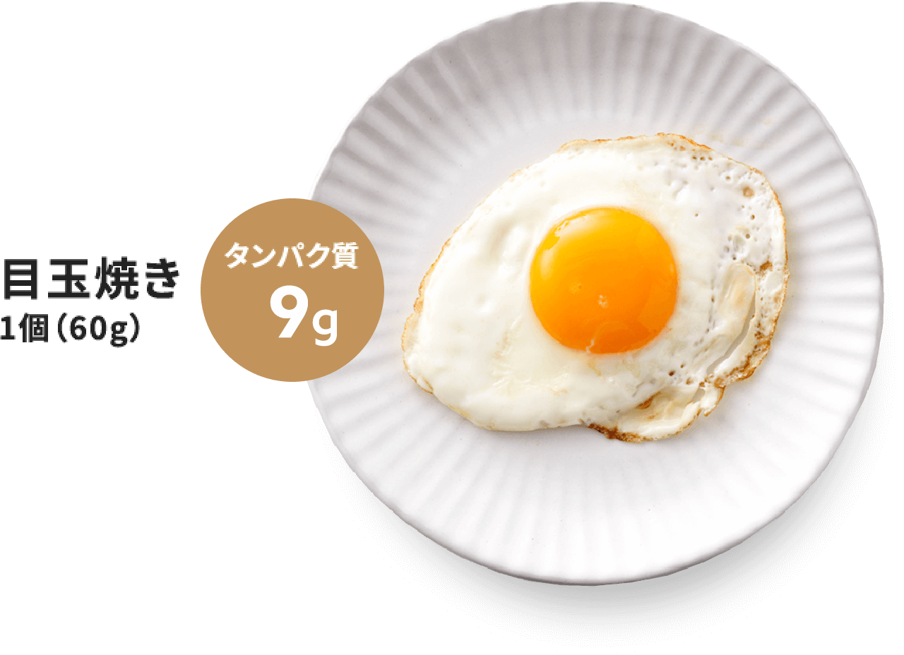 目玉焼き1個（60g）
